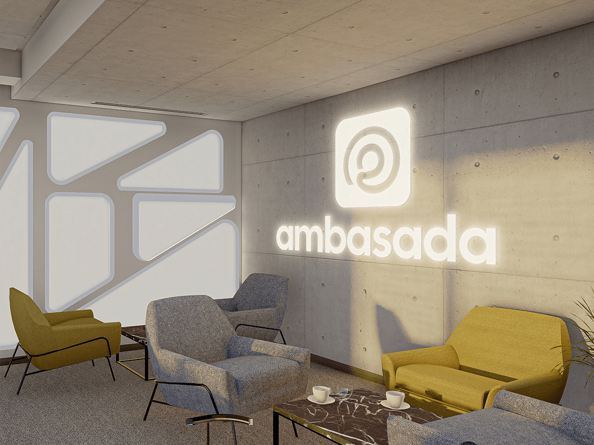 Founders working at the Ambasada Hub in Constanța