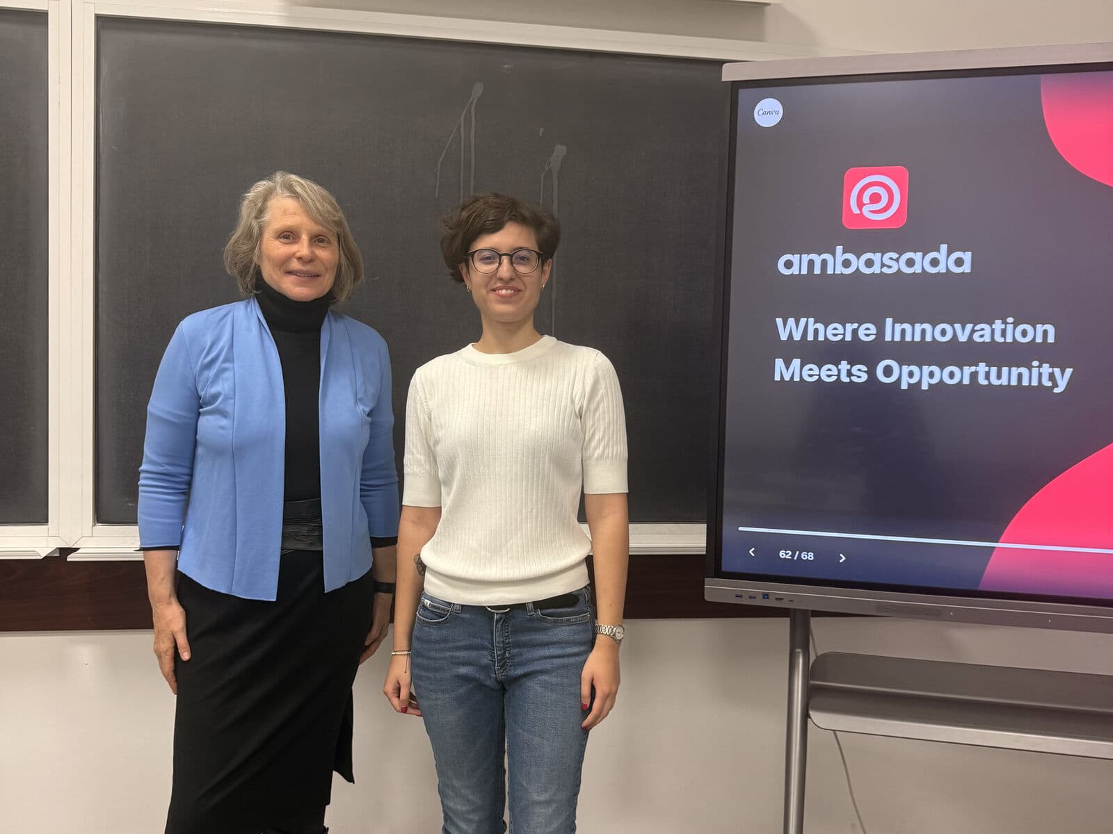 Teodora Moraru, Co-founder of Ambasada: Presentation at FABIZ on How to grow your Startup